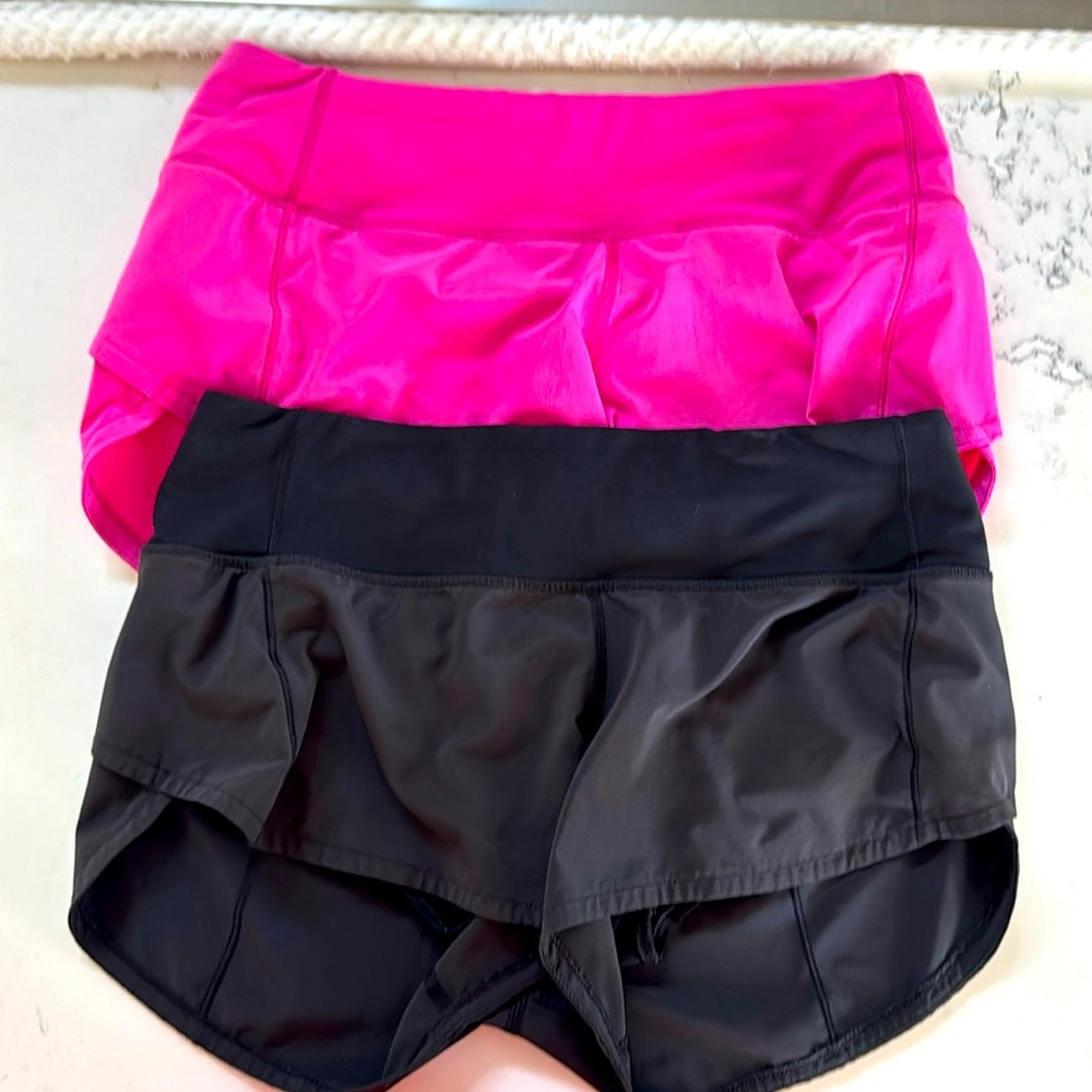 2 pairs of Lululemon shorts.